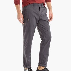 J.Crew 770 Straight-fit performance tech pant Charcoal 36x32